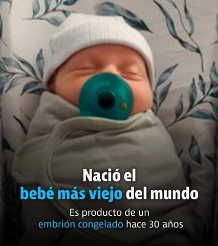 🌎‼️Nace el bebé más antiguo del mundo‼️😱👇🏻